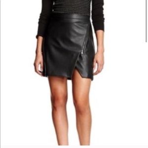 Faux Leather Skirt